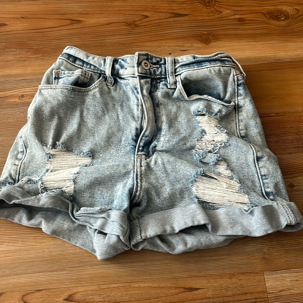 hollister jean shorts